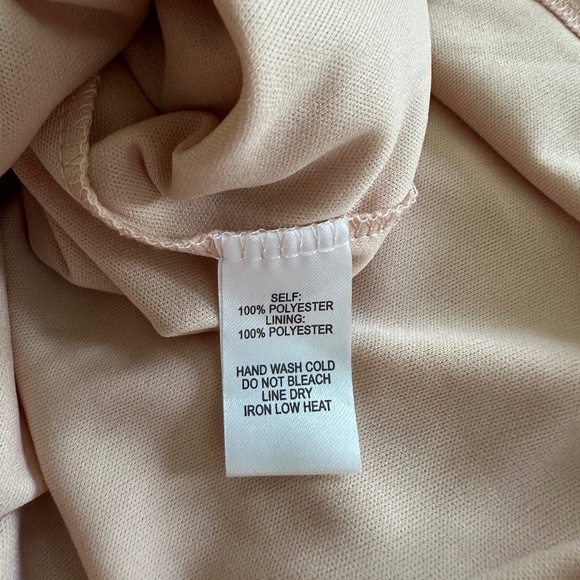 Lulu's Blush Pink V-Neck Dress (S) - Picture 11 of 12